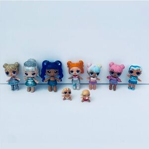 L.O.L Surprise! Dolls & Babies Lot of 9